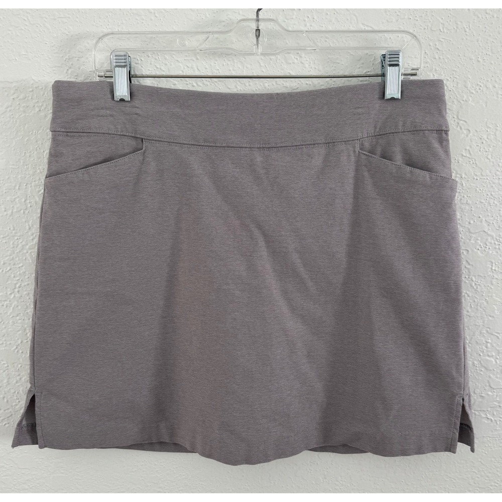 Lady Hagen Women's Gray Golf Tennis Skort Size 14 Pockets Performance Active
